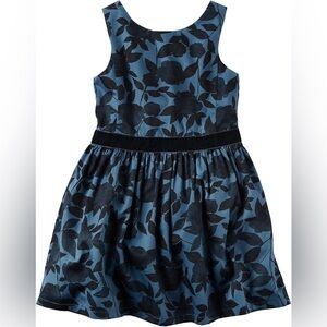Blue Carter’s Toddler Girl's Sleeveless Holiday Dress Size 4T